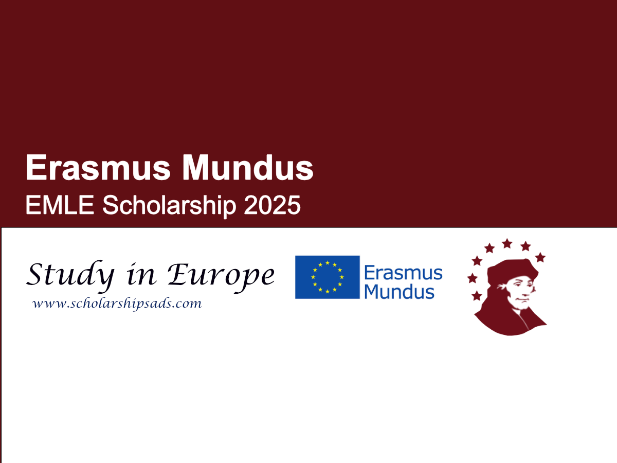 Erasmus Mundus EMLE Scholarship 2025 Offers a Unique Opportunity in